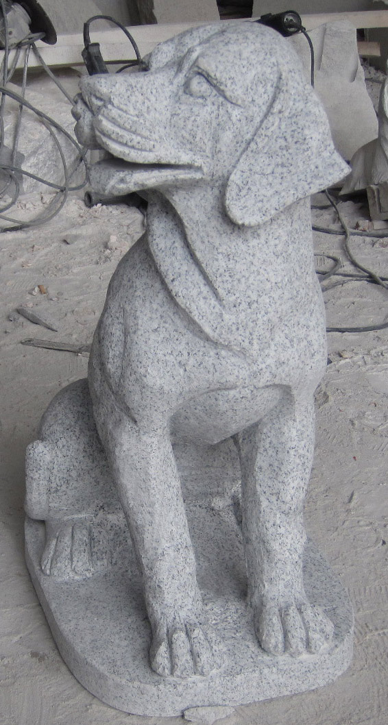 Dog Stone statues